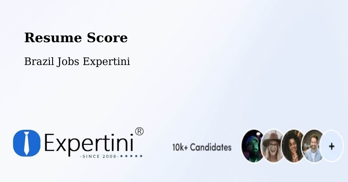 Resume Score & Job Description Match Tool – Barcelos - Brazil Jobs Expertini